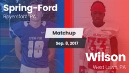 Matchup: Spring-Ford HS vs. Wilson  2017