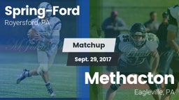 Matchup: Spring-Ford HS vs. Methacton  2017