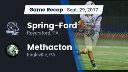 Recap: Spring-Ford  vs. Methacton  2017