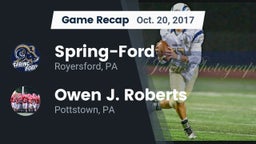 Recap: Spring-Ford  vs. Owen J. Roberts  2017