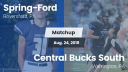 Matchup: Spring-Ford HS vs. Central Bucks South  2018