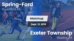 Matchup: Spring-Ford HS vs. Exeter Township  2019