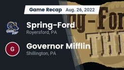 Recap: Spring-Ford  vs. Governor Mifflin  2022