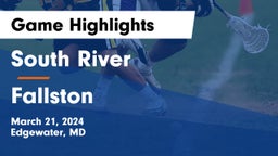 South River  vs Fallston  Game Highlights - March 21, 2024
