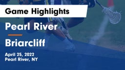Pearl River  vs Briarcliff  Game Highlights - April 25, 2022