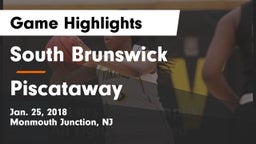 South Brunswick  vs Piscataway  Game Highlights - Jan. 25, 2018