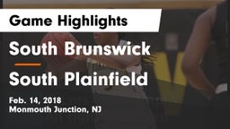 South Brunswick  vs South Plainfield  Game Highlights - Feb. 14, 2018