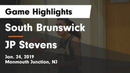 South Brunswick  vs JP Stevens  Game Highlights - Jan. 24, 2019