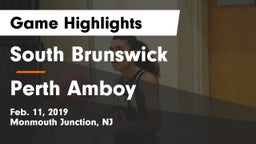 South Brunswick  vs Perth Amboy Game Highlights - Feb. 11, 2019