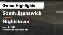 South Brunswick  vs Hightstown  Game Highlights - Jan. 4, 2020