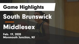 South Brunswick  vs Middlesex  Game Highlights - Feb. 19, 2020