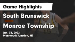 South Brunswick  vs Monroe Township  Game Highlights - Jan. 31, 2022