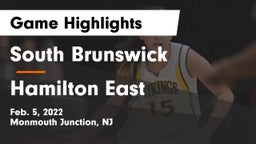 South Brunswick  vs Hamilton East Game Highlights - Feb. 5, 2022