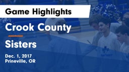 Crook County  vs Sisters  Game Highlights - Dec. 1, 2017