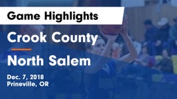 Crook County  vs North Salem  Game Highlights - Dec. 7, 2018