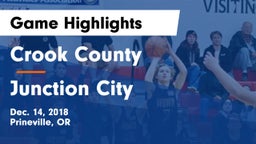 Crook County  vs Junction City  Game Highlights - Dec. 14, 2018