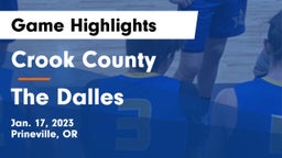 Crook County  vs The Dalles  Game Highlights - Jan. 17, 2023