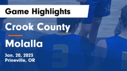 Crook County  vs Molalla  Game Highlights - Jan. 20, 2023