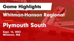 Whitman-Hanson Regional  vs Plymouth South Game Highlights - Sept. 16, 2022