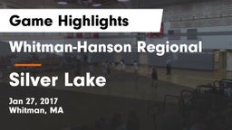 Whitman-Hanson Regional  vs Silver Lake  Game Highlights - Jan 27, 2017