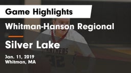 Whitman-Hanson Regional  vs Silver Lake  Game Highlights - Jan. 11, 2019