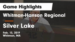 Whitman-Hanson Regional  vs Silver Lake  Game Highlights - Feb. 13, 2019