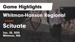 Whitman-Hanson Regional  vs Scituate  Game Highlights - Jan. 28, 2020