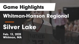Whitman-Hanson Regional  vs Silver Lake  Game Highlights - Feb. 13, 2020