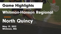 Whitman-Hanson Regional  vs North Quincy Game Highlights - May 19, 2022