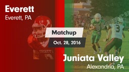 Matchup: Everett  vs. Juniata Valley  2016