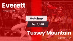 Matchup: Everett  vs. Tussey Mountain  2017