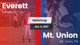 Matchup: Everett  vs. Mt. Union  2017