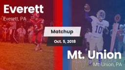 Matchup: Everett  vs. Mt. Union  2018