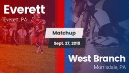 Matchup: Everett  vs. West Branch  2019
