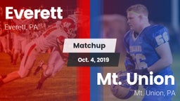 Matchup: Everett  vs. Mt. Union  2019