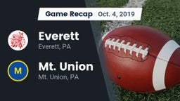 Recap: Everett  vs. Mt. Union  2019