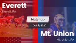 Matchup: Everett  vs. Mt. Union  2020