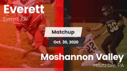 Matchup: Everett  vs. Moshannon Valley  2020
