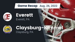 Recap: Everett  vs. Claysburg-Kimmel  2022
