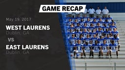 Recap: West Laurens  vs. East Laurens  2017