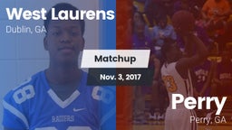 Matchup: West Laurens High vs. Perry  2017
