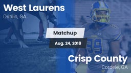 Matchup: West Laurens High vs. Crisp County  2018