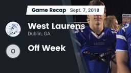 Recap: West Laurens  vs. Off Week 2018