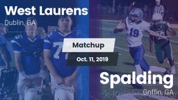 Matchup: West Laurens High vs. Spalding  2019
