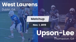 Matchup: West Laurens High vs. Upson-Lee  2019