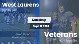 Matchup: West Laurens High vs. Veterans  2020