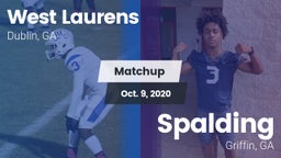 Matchup: West Laurens High vs. Spalding  2020