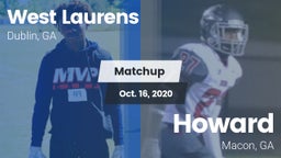 Matchup: West Laurens High vs. Howard  2020