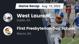Recap: West Laurens  vs. First Presbyterian Day School 2022