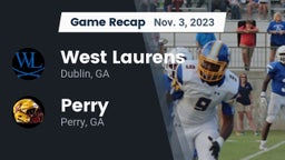 Recap: West Laurens  vs. Perry  2023
